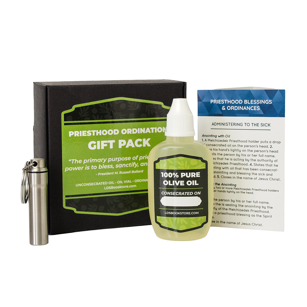 Priesthood アルバムコレクション Priesthood Ordination Gift Pack in LDS Oil Vials on LDSBookstore.com